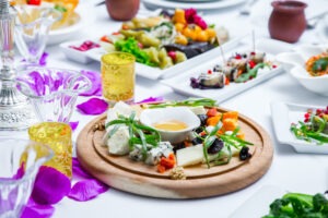 Healthy and sustainable catering menu options in Abu Dhabi events