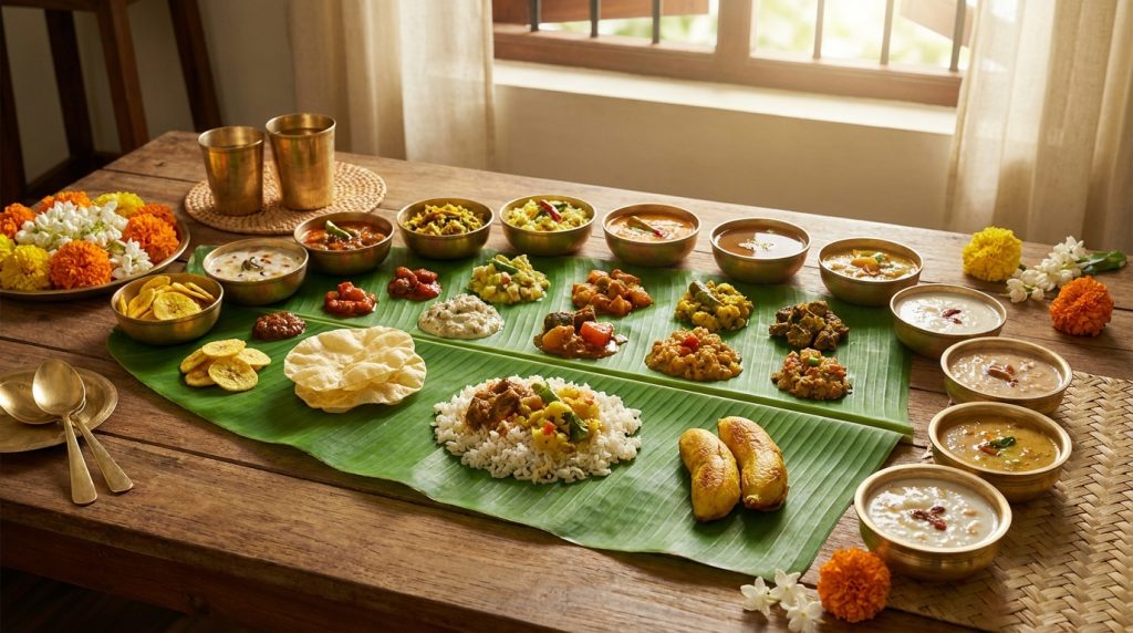 Onam Sadya Menu Abu Dhabi