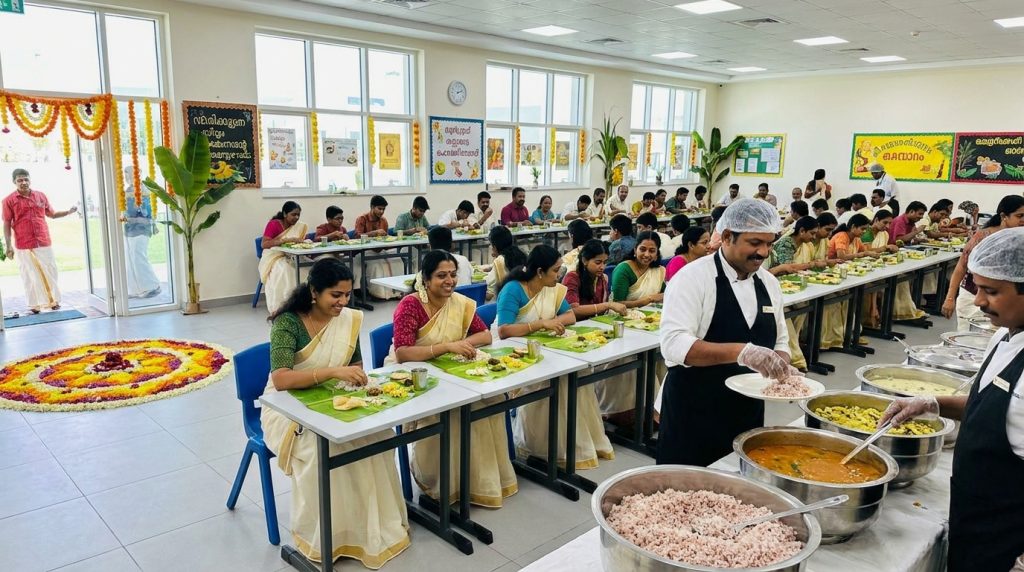 school Onam celebration catering Abu Dhabi
