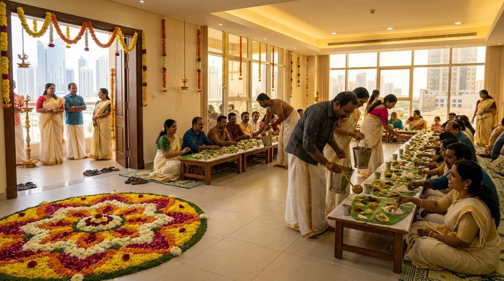 Onam party catering Abu Dhabi