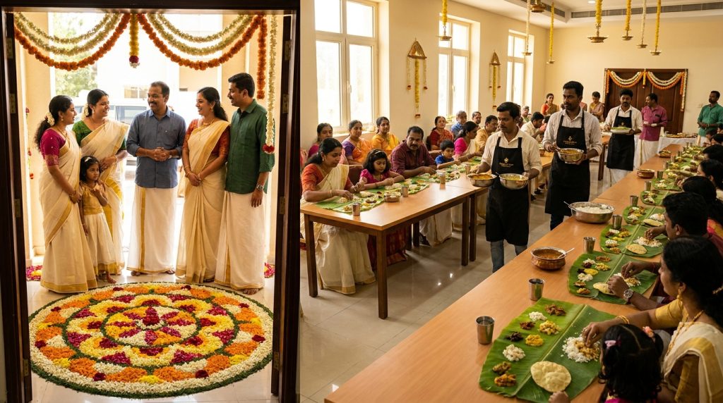 Onam party catering Abu Dhabi
