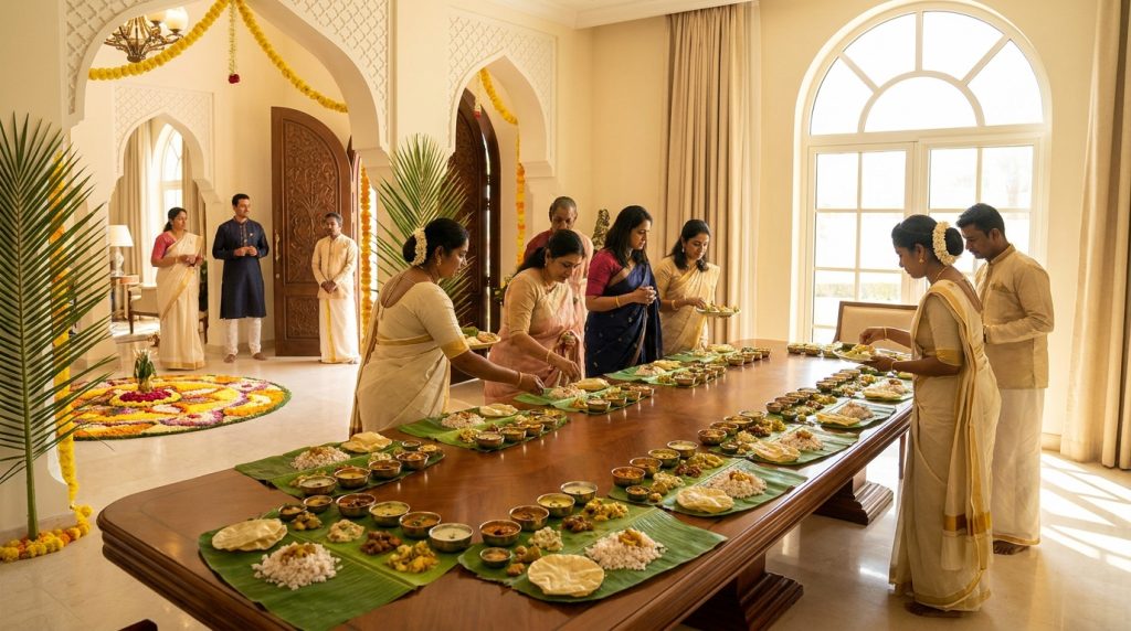 Onam Sadya home catering Abu Dhabi