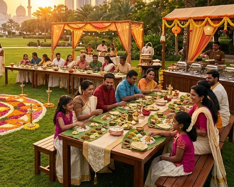 Onam outdoor catering Abu Dhabi