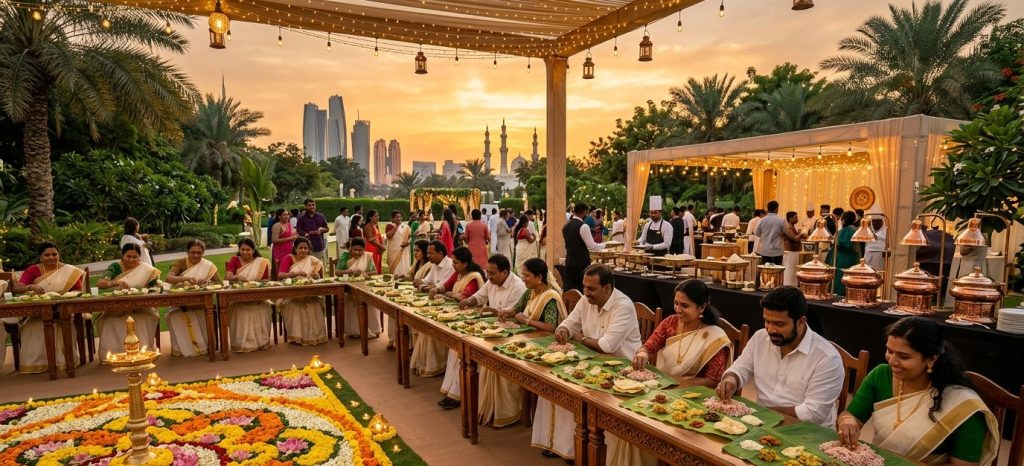 Onam outdoor catering Abu Dhabi