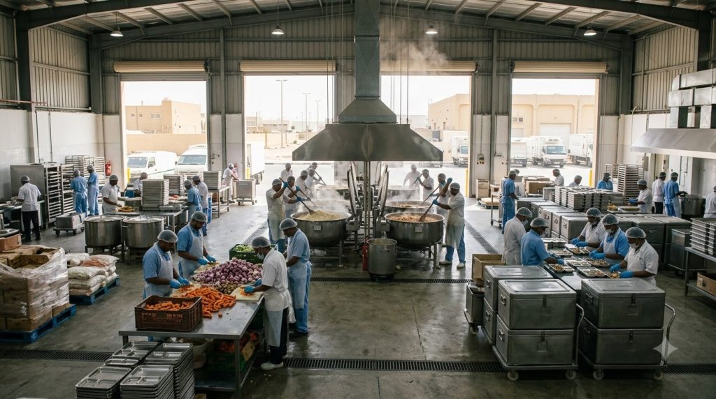 labour camp catering Dubai