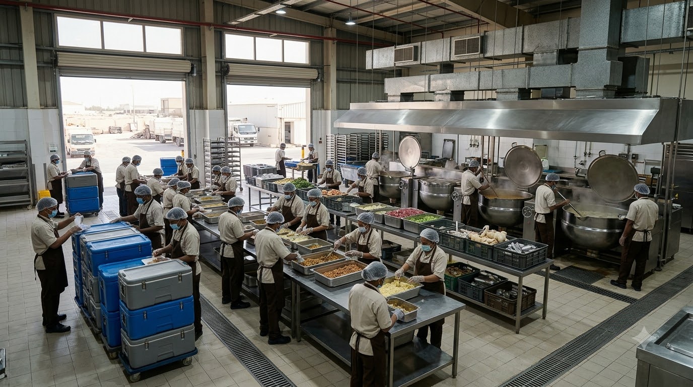 labour camp catering Dubai