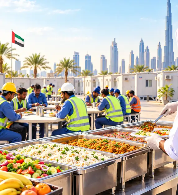 Labour Camp & Bulk Meal Catering in UAE